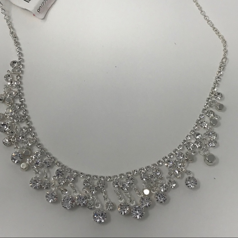 Cezanne Crystal Choker Elegant Necklace NWT